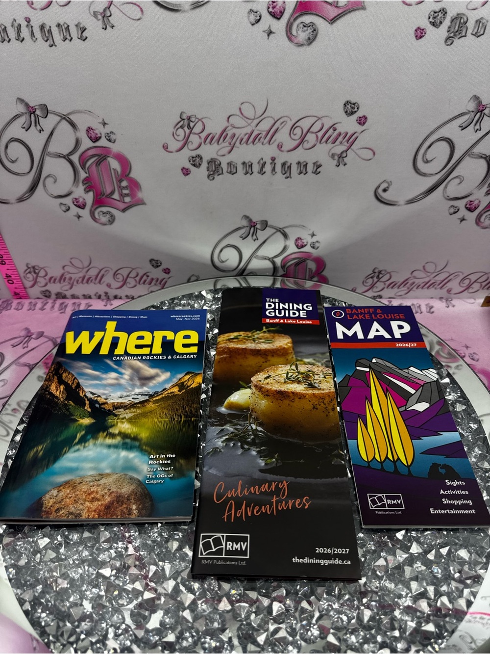 3 Banff brochure pack 2026 Dining Guide Culinary Adventures map collectible